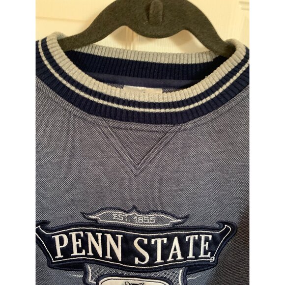 Penn State Nittany Lions Sweatshirt By Midwest Embroidery Size Medium Blue - Picture 8 of 12